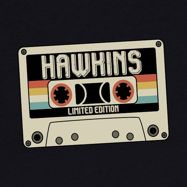 Hawkins - Limited Edition - Vintage Style by Debbie Art